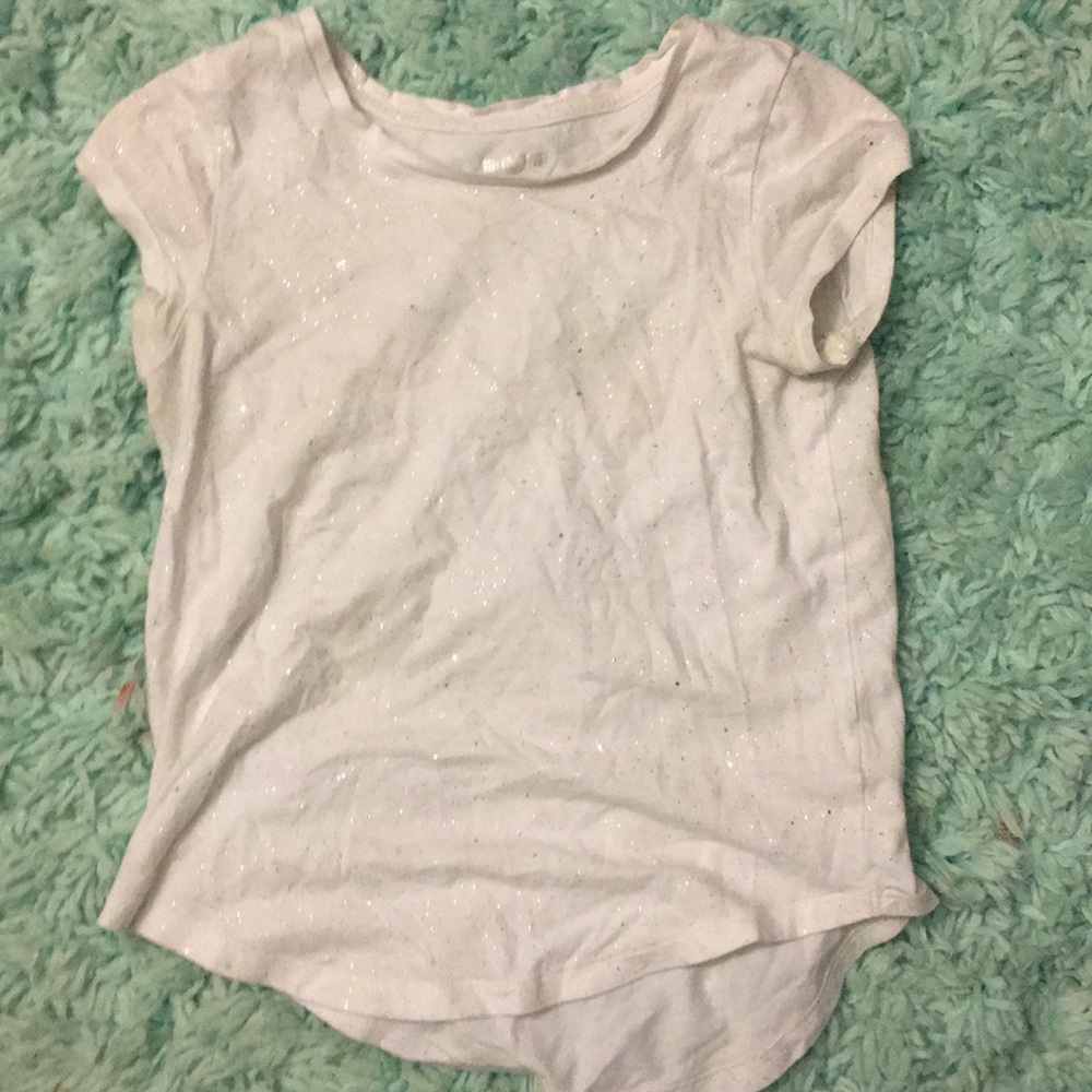 Very cute white glittery shirt
